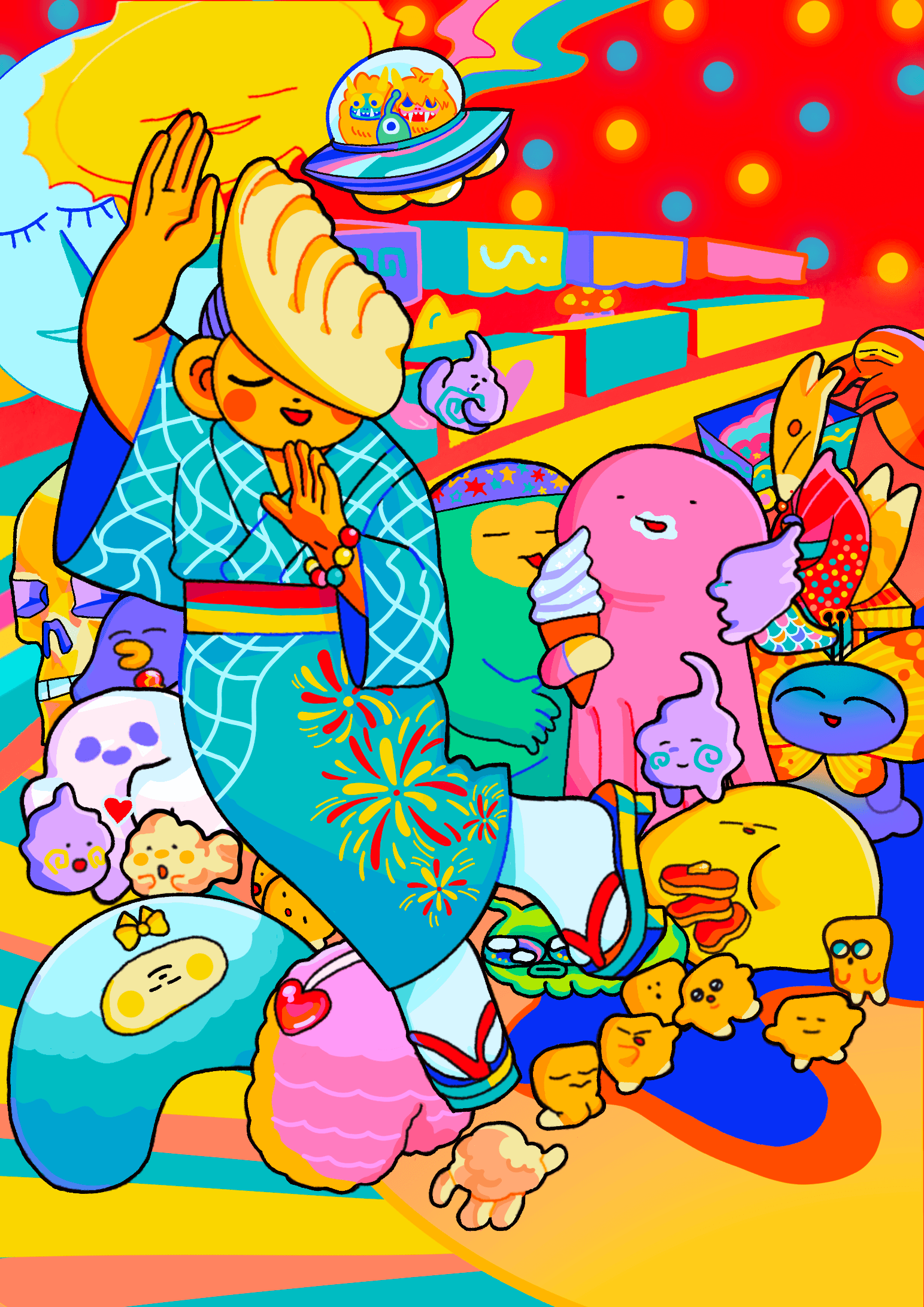 餃子ダンス人間